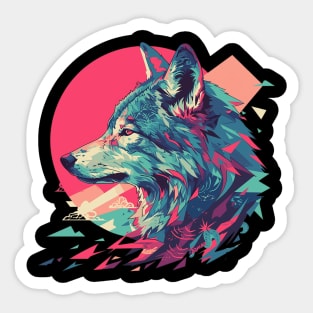 wolf Sticker